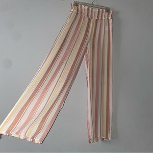 Almost famous 2 piece set stripe pattern